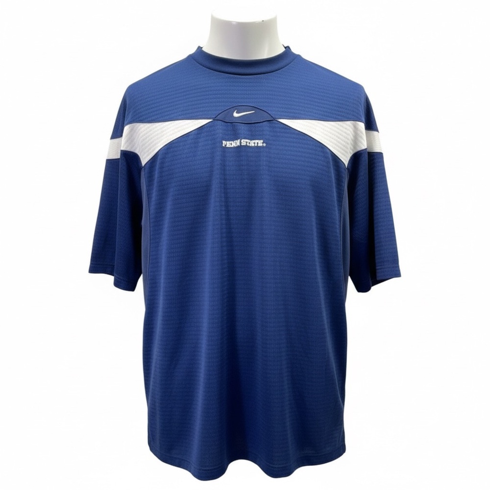 Nike Team‎ Vintage 90s Penn State University Performance shirt Mens XL Cool Y2K